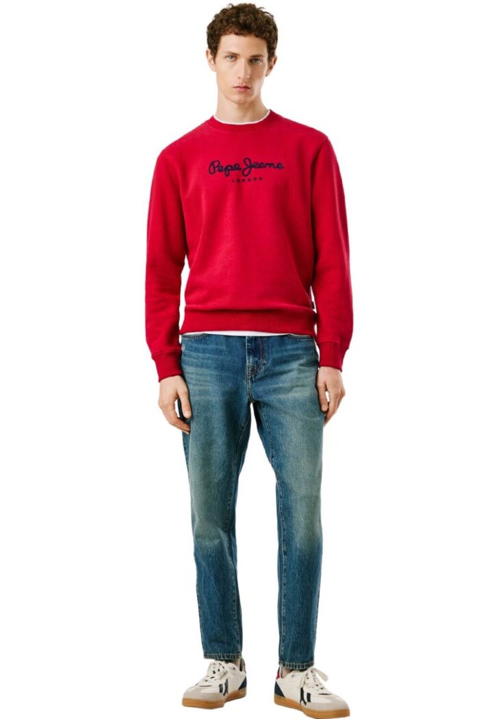 PEPE JEANS MENS SWEATER RED - Image 4