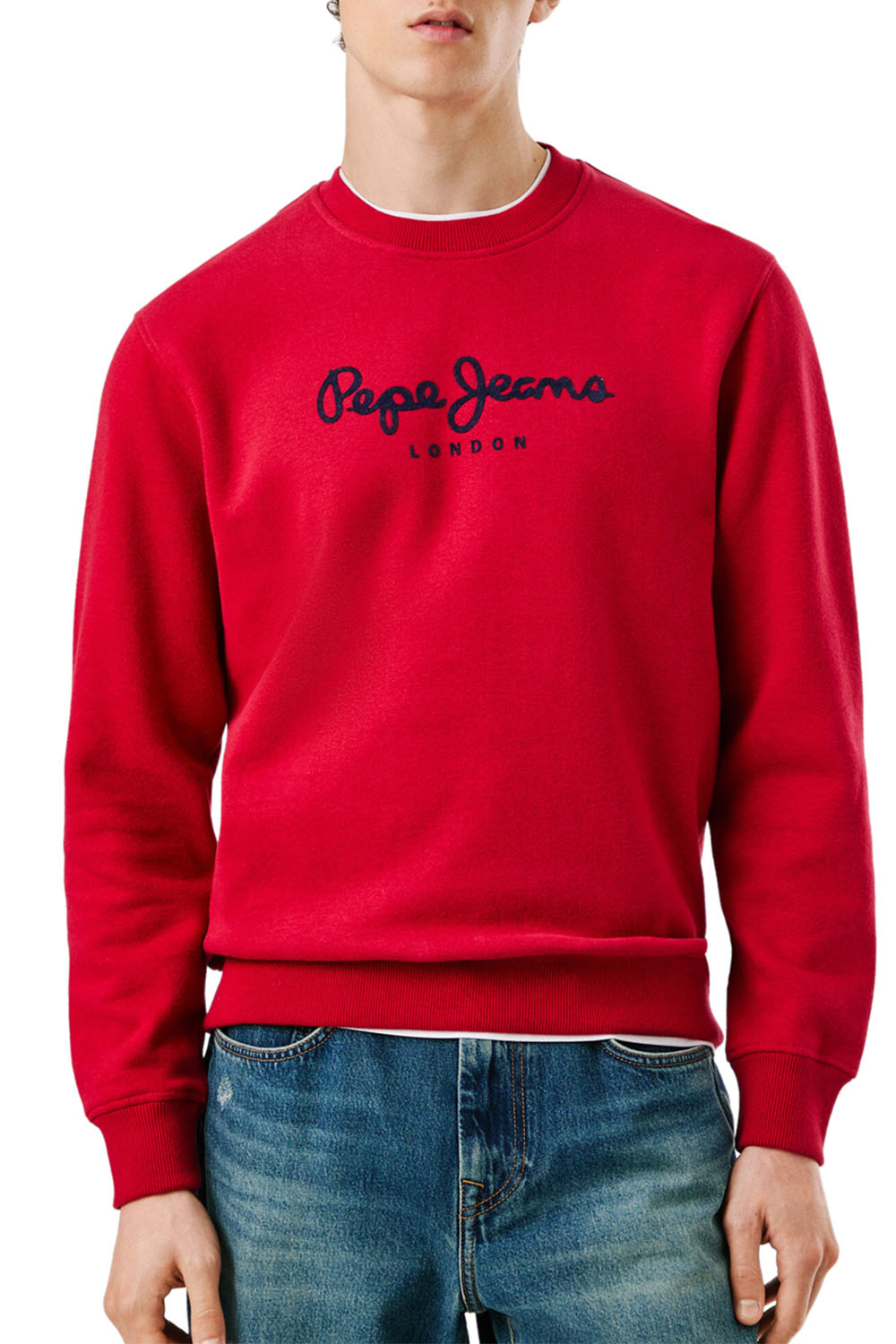 PM5800011-285 PEPE JEANS MENS SWEATER RED - Image 1