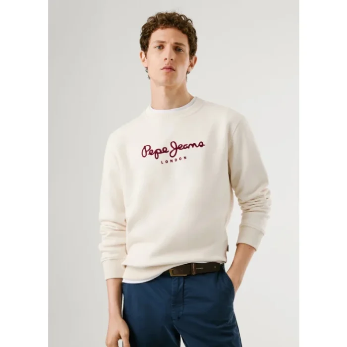 PEPE JEANS MENS SWEATER ECRU - Image 3