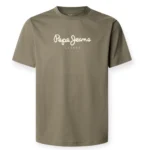 PEPE JEANS MENS T-SHIRT EGGO STONE GREEN