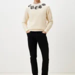 GUESS MENS Eddy Gothic Logo Sweater CANADA