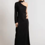 RUT&CIRCLE WOMANS DRESS SIBEL BLACK