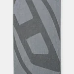 DIESEL D-WRAP-TOWEL GREY WITH D LOGO