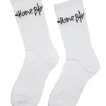 HOMEBOY SOCKS WHITE DOUBLE PACK PENCIL SOCK