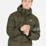 WHISTLER MENS DRIFT PUFFER JACKET BLACK INK
