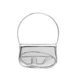 DIESEL 1DR-Iconic shoulder bag in mirrored leather