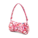 DIESEL Play-Glossy clutch with print