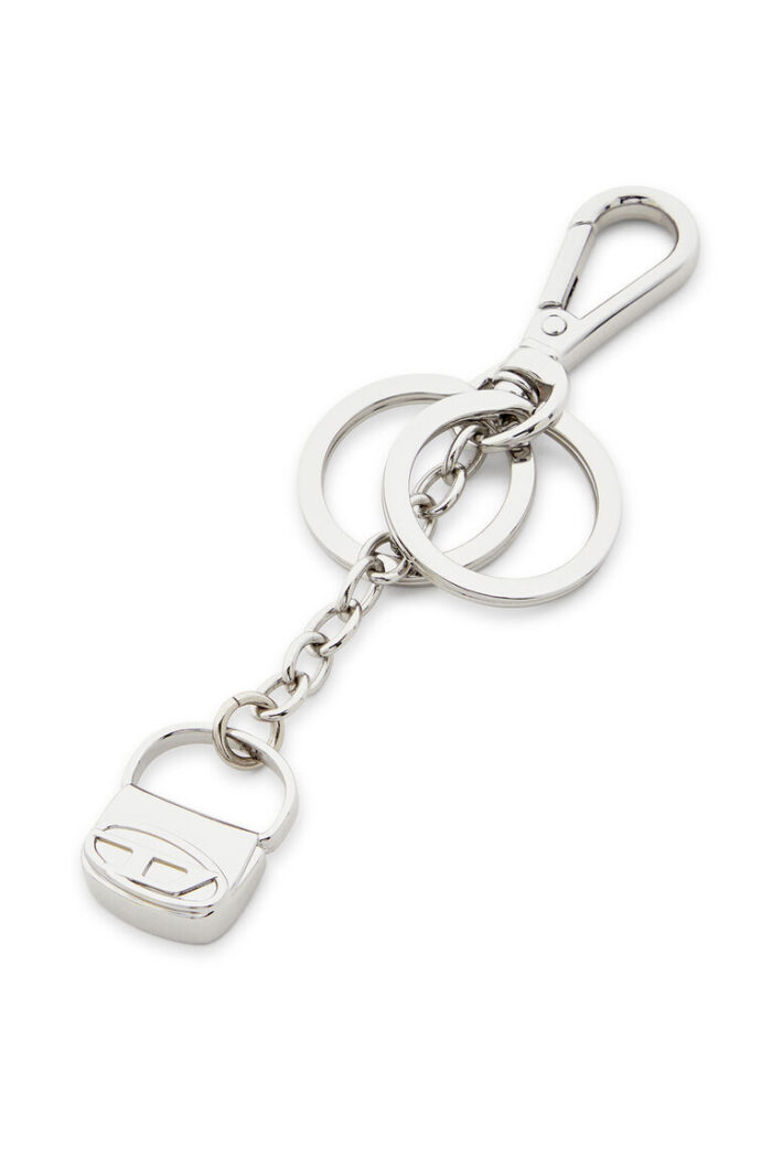 DIESEL Metal keyring with 1DR bag charm  1dr-keyring charm - Image 2