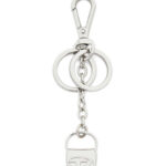 DIESEL Metal keyring with 1DR bag charm  1dr-keyring charm