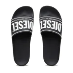 DIESEL SA-MAYEMI RUBBER SLIDES BLACK