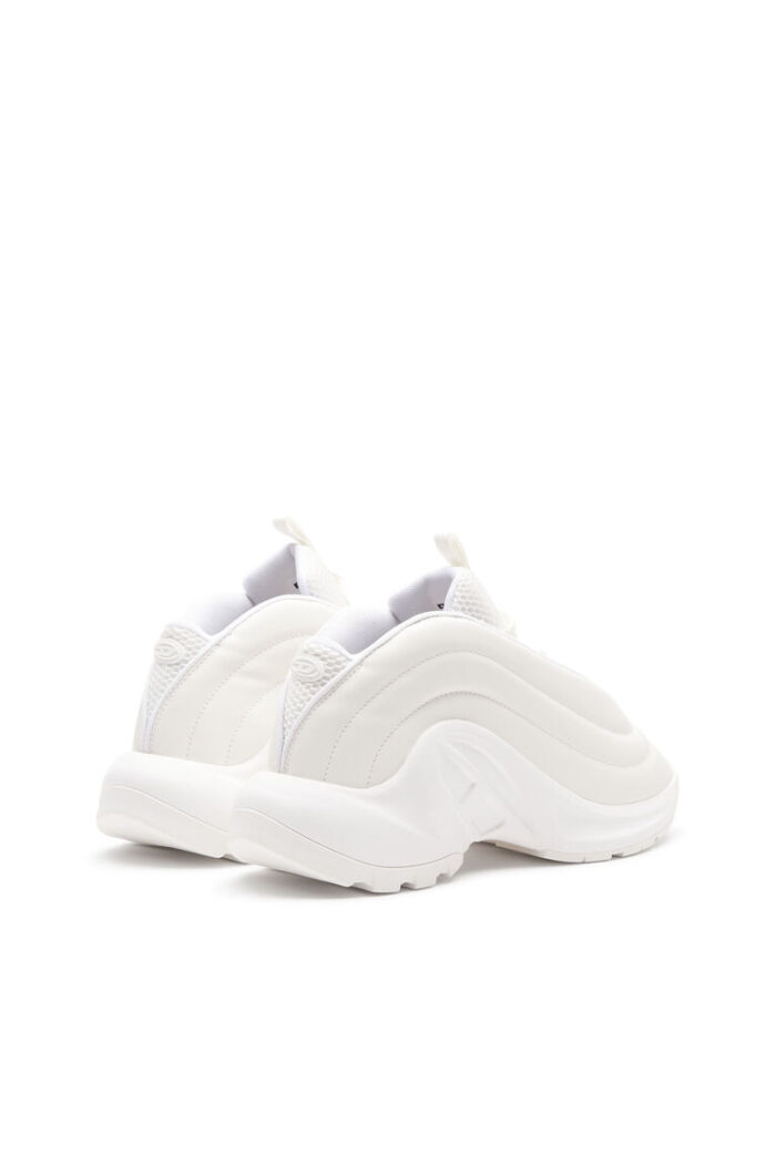 DIESEL UNISEX SLIP-ON SNEAKERS WHITE S-D-RUNNER - Image 2