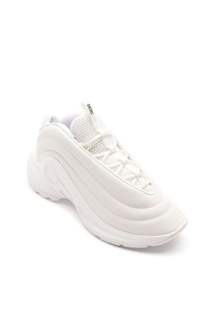 DIESEL UNISEX SLIP-ON SNEAKERS WHITE S-D-RUNNER - Image 3