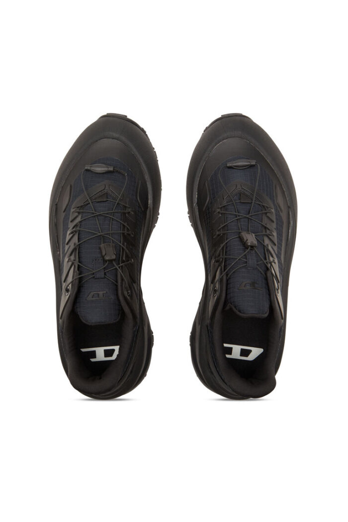 DIESEL d-cage runner D-Cage Runner-Sneakers in TPU-trimmed ripstop - Image 3