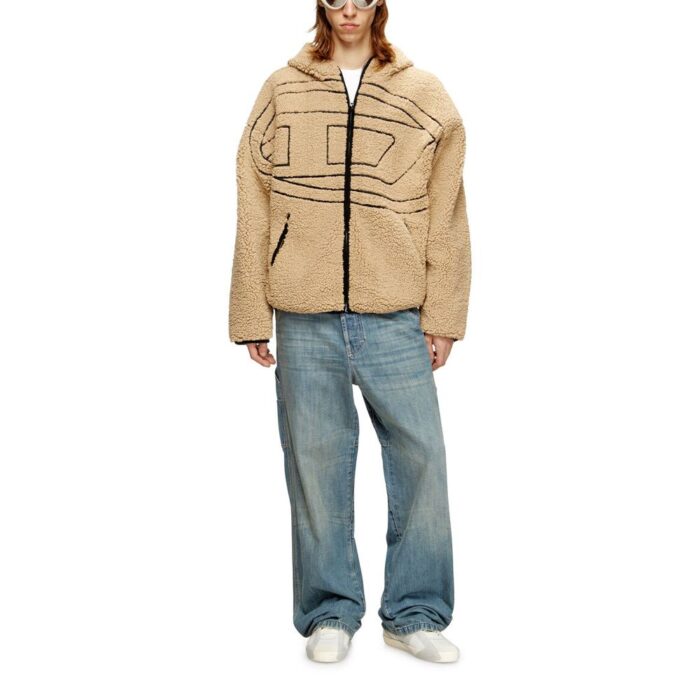 DIESEL Teddy hoodie sweatshirt  s-zat - Image 3