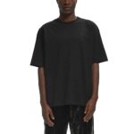 DIESEL  Men’s T-shirt with Oval D logo BLACK