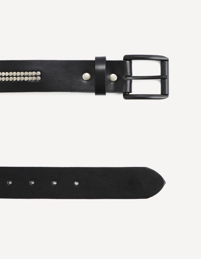 CELIO MENS BELT LEATHER VICLOU BLACK - Image 2