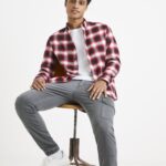 CELIO MENS SHIRT VAFLACA RED