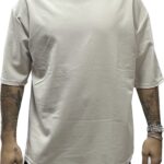 TWIN BLACK MENS OVERSIZED T-SHIRT BEIGE