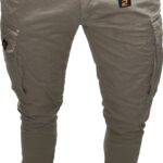 BACK2JEANS COTTON PANTS ARMY FIT T15