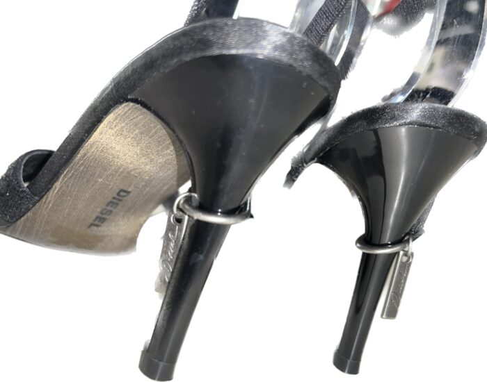 DIESEL WOMANS HEELS DISCO BLACK - Image 7