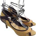 DIESEL WOMANS HEELS WILD SUNFLOWER/MISTERIOSO