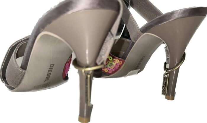 DIESEL WOMANS HEELS DISCO WALNNT/GOLD DISCO - Image 4