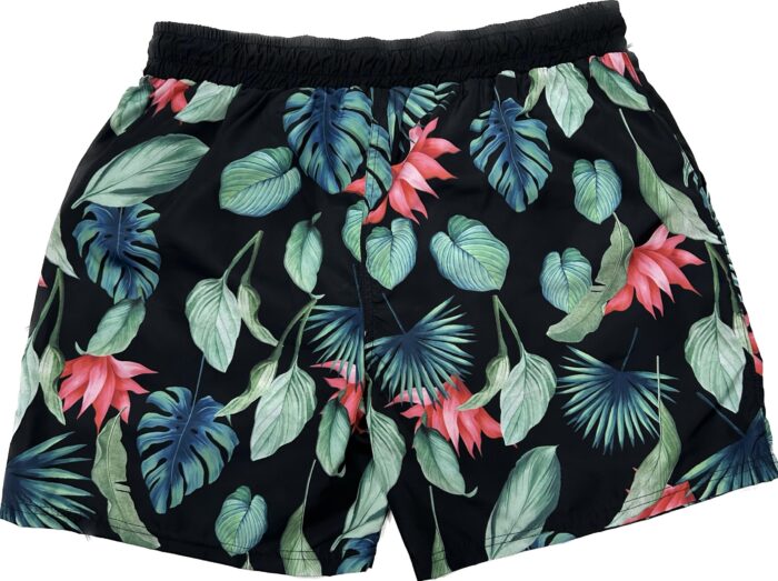 TWIN BLACK MENS SWIMWEAR FLORAL - Image 3