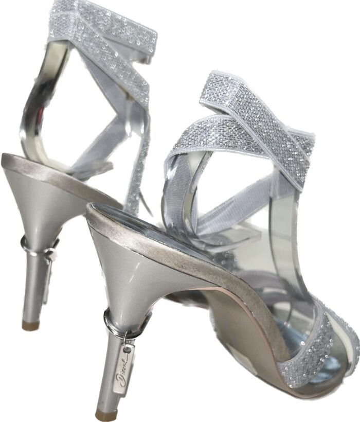 DIESEL WOMANS HEELS SILVER DISCO - Image 7