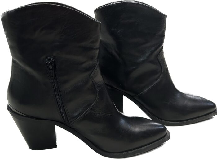 TALCO WOMAN LEATHER BOOTS PAPUA NERO - Image 3