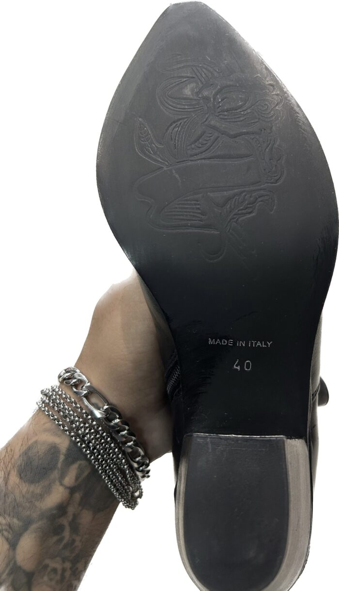 TALCO WOMAN LEATHER BOOTS PAPUA NERO - Image 4