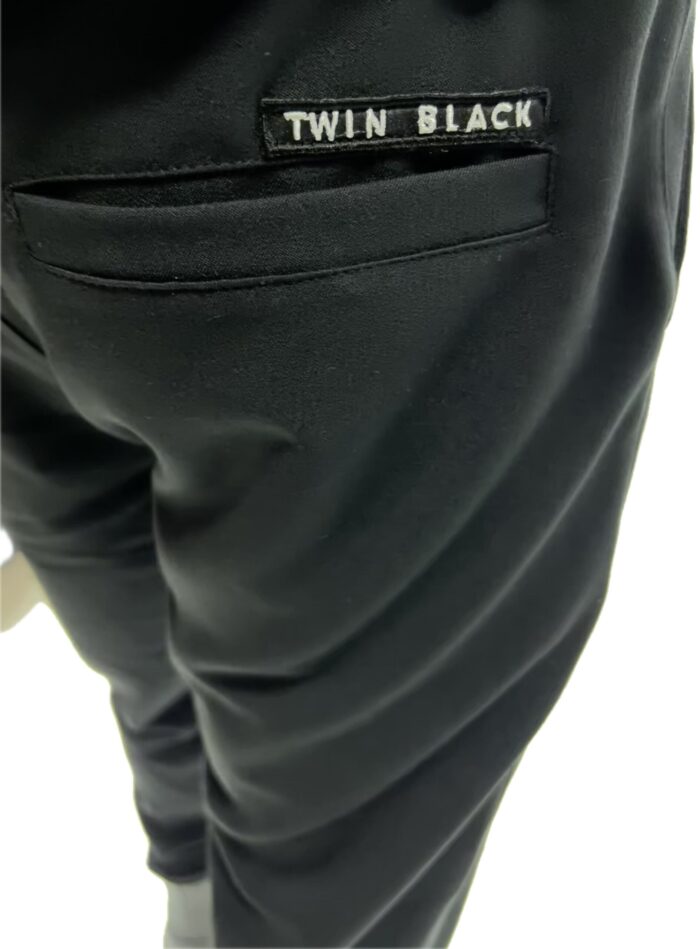 TWIN BLACK MENS PANTS BLACK - Image 2