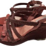 DIESE LWOMANS PLATFORMA RED AN-DI