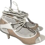 DIESEL WOMANS HEELS COBBLESTONE/WHIS WHITE