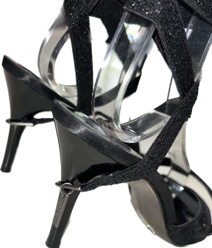 DIESEL WOMANS HEELS DISCO BLACK - Image 3