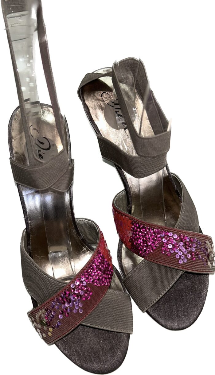 DIESEL WOMANS HEELS DISCO WALNNT/GOLD DISCO - Image 7