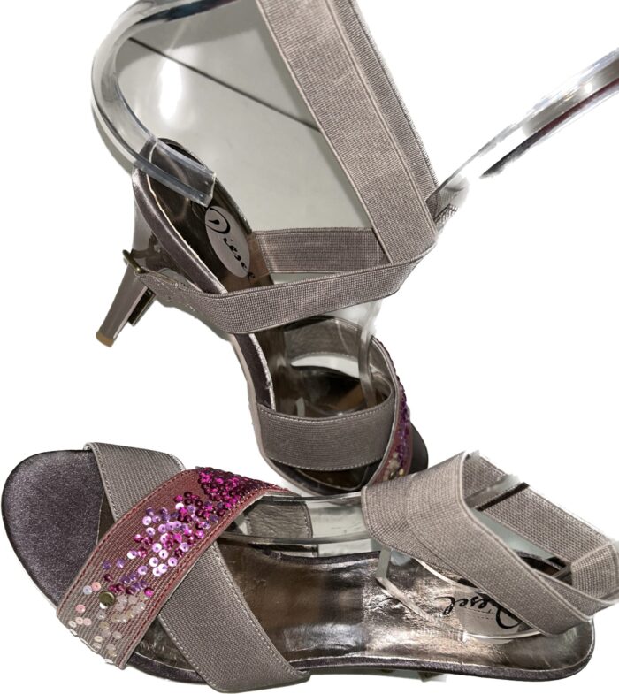 DIESEL WOMANS HEELS DISCO WALNNT/GOLD DISCO - Image 6