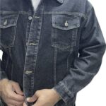 FREEDMAN MENS JEAN JACKET GREY