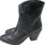 TALCO WOMAN LEATHER BOOTS PAPUA NERO