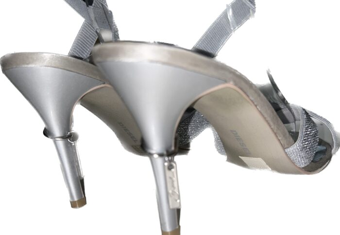 DIESEL WOMANS HEELS SILVER DISCO - Image 6