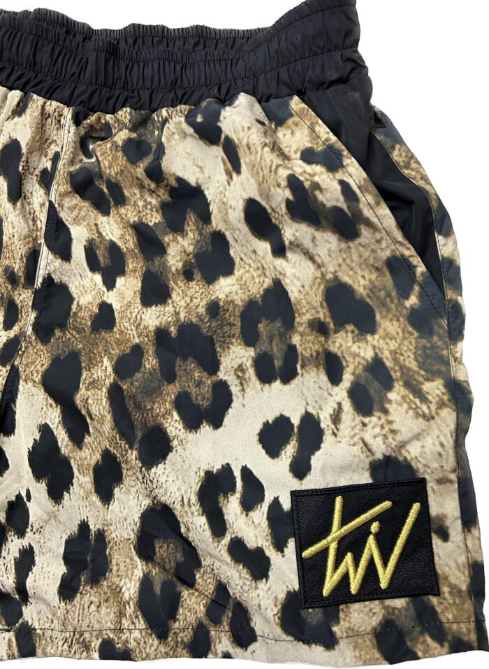 TWIN BLACK MENS SWIMWEAR ANIMAL PRINT - Image 2