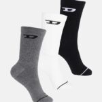 Diesel SKMD Tennis Crew Socks 17.5 3-Pack 3 COLOURS