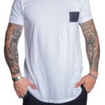 TWIN BLACK MENS T-SHIRT WHITE