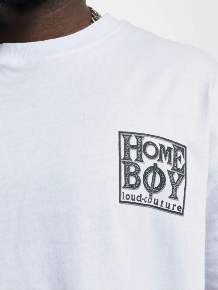 HOMEBOY UNISEX T-SHIRT WHITE OLDSCHOOL - Image 3