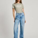 PEPE JEANS WOMENS DROP 2 BARREL DENIM