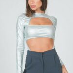 VIE-REVEE WOMANS BODYSUIT ROSEMAY SILVER