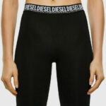 DIESEL WOMANS UFLB-FAUSTIN SHORTS BLACK