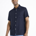 CELIO MENS SHIRT DARMALIN NAVY BLUE