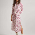 PEPE JEANS WOMANS DRESS PAZ MOUSSE WHITE