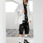 MOD WAVE MOVEMENT UNISEX JACKET WHITE