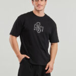 GUESS MENS T-SHIRT WITH LOGO BLACK